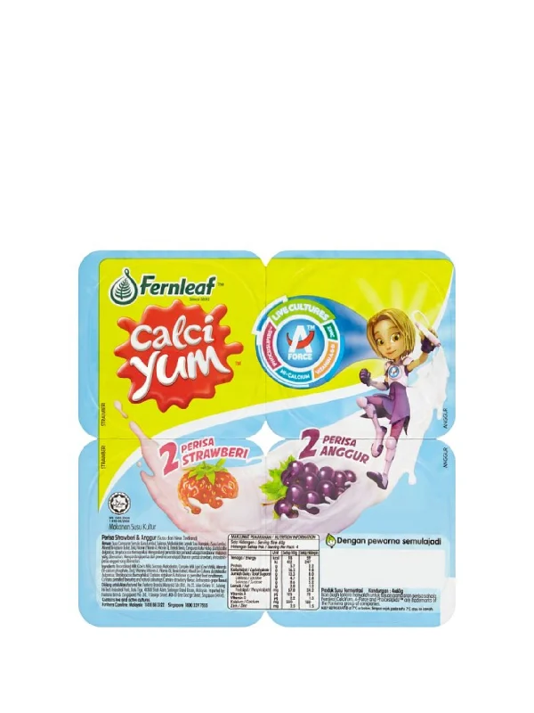 FERNLEAF CALCI-YUM GRAPE N STRAWBERRY 4X60G