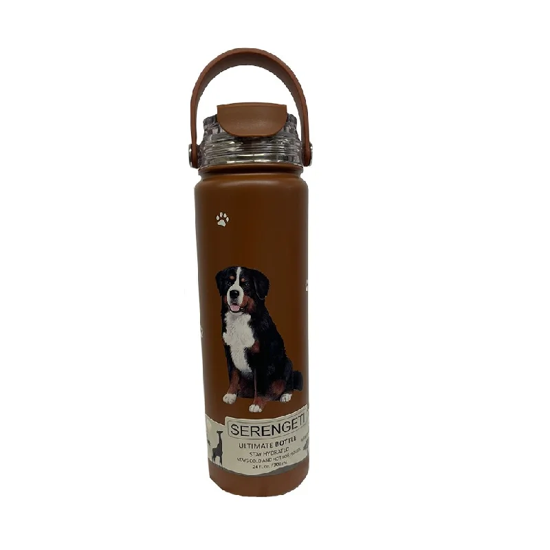 E & S Pets : Serengeti Bernese Mt. Dog 24 oz Water Bottle