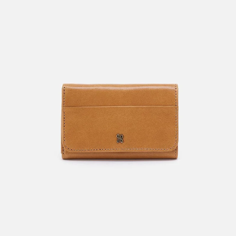 HOBO : Jill Trifold Wallet in Natural