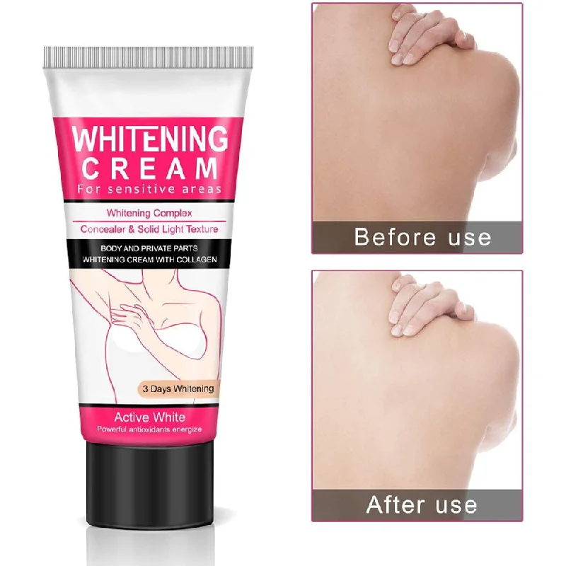 (NET) Natural Whitening Cream Effective For Lightening And Lightening Armpits Neck Bikini Thighs And Sensitive Skin