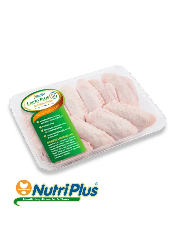 LACTO PLUS CHICKEN MID JOINT WING (+/-500G)