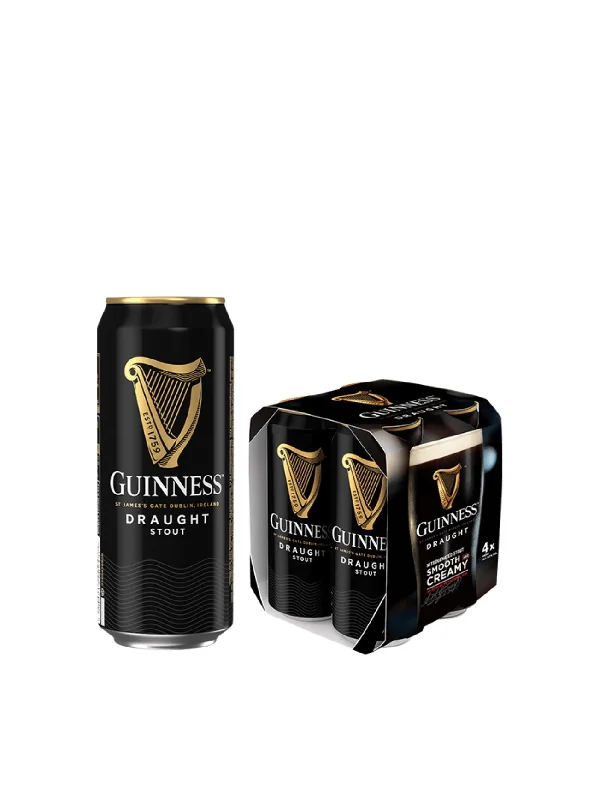 GUINNESS DRAUGHT CAN 4X470ML