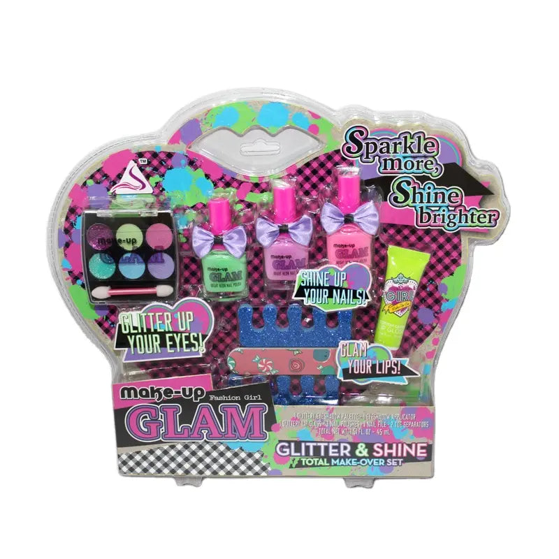 Glitter and Shine Total Make-Over Set for Girls