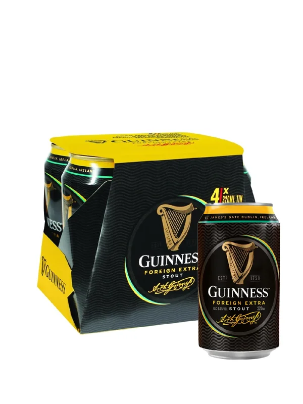 GUINNESS STOUT CAN 4X320ML