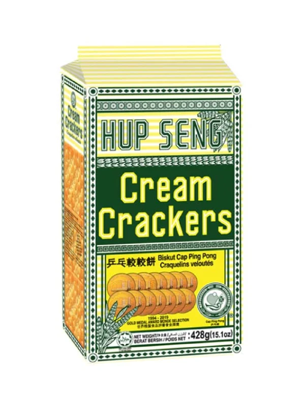 HUP SENG PING PONG CREAM CRACKERS 428G