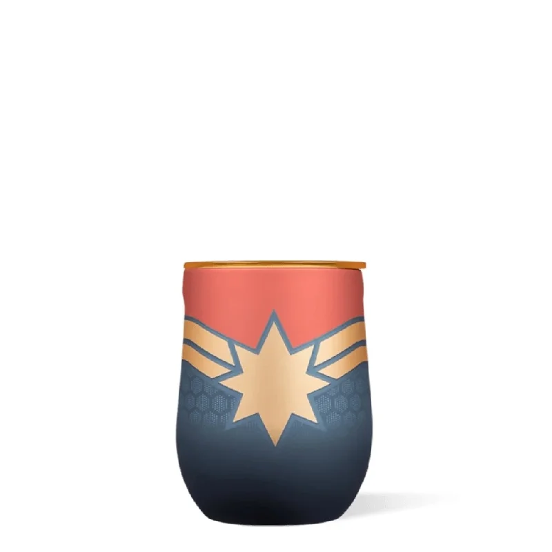 Corkcicle : 12 oz Marvel Stemless Cup - Captain Marvel