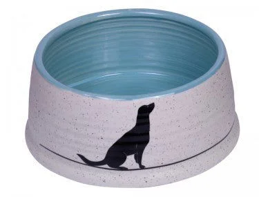 73756 NOBBY Ceramic bowl "Luna" light grey/blue Ø 15 cm x 6,5 cm; 600 ml