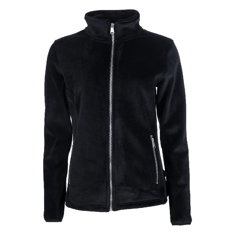 Hkm Ladies Leana Plush Jacket - Black