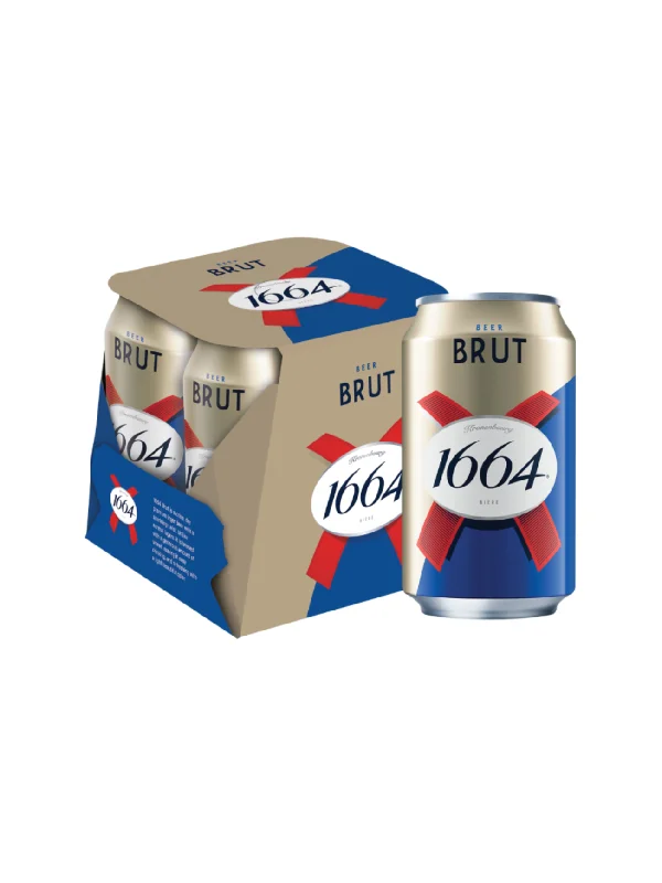 KRONENBOURG 1664 BRUT CAN 4X320ML