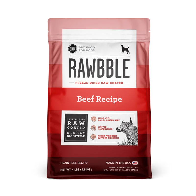 Bixbi Rawbble Beef Recipe Dry Dog Food