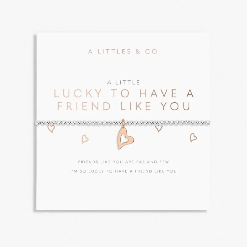 Katie Loxton : A Little 'Lucky To Have A Friend Like You' Bracelet