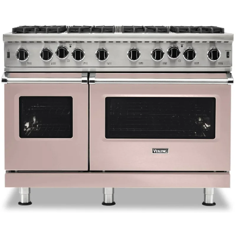 Viking 48-inch Freestanding Gas Range with Gourmet-Glo™ Gas Infrared Broiler VGIC5482-8BBH