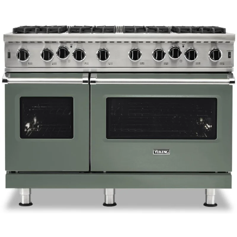 Viking 48-inch Freestanding Gas Range with Gourmet-Glo™ Gas Infrared Broiler VGIC5482-8BEU