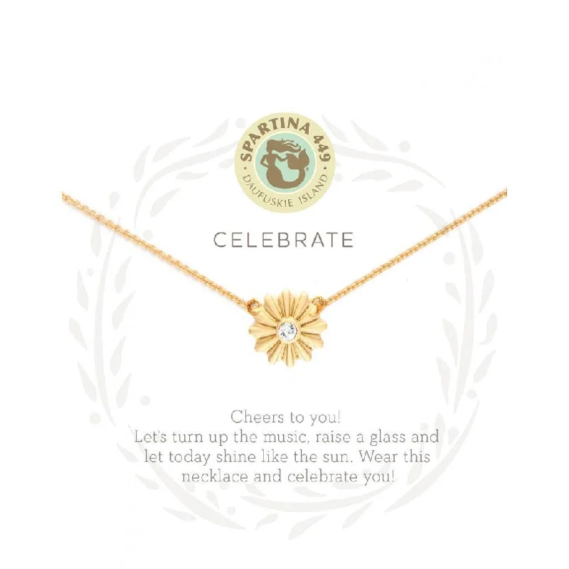 Spartina : Sea La Vie Celebrate Necklace in Gold