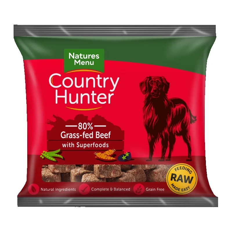 Natures Menu Country Hunter Raw Beef Nuggets