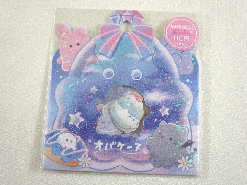 Cute Kawaii Crux Ghost Obakenu Flake Stickers Sack - Collectible Journal Planner Craft Scrapbook Agenda Gift