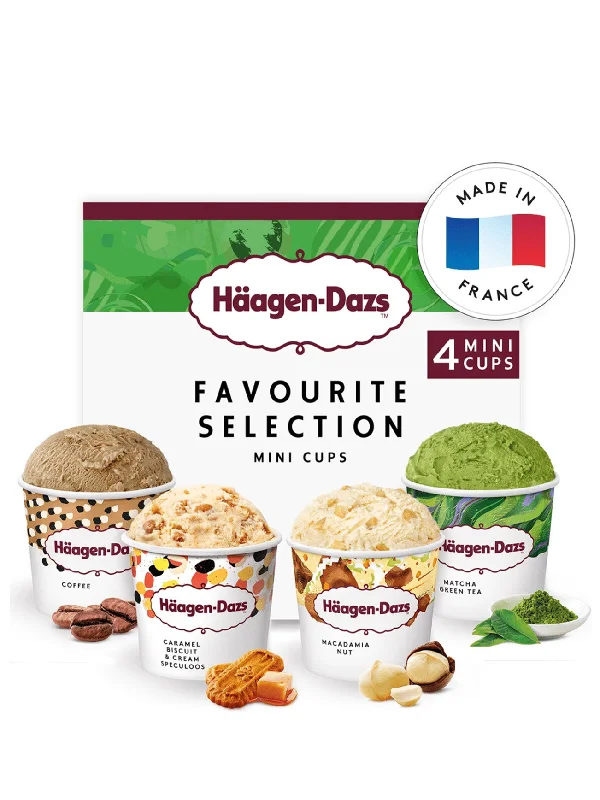 HAAGEN-DAZS FAVOURITE SELECTION MPK 4X100ML