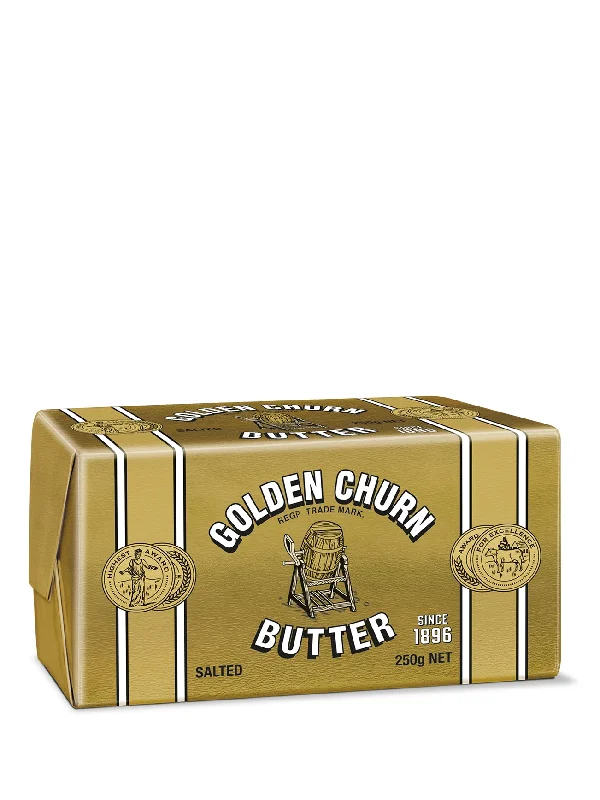 GOLDEN CHURN WRAPPED BUTER SALTED 250G