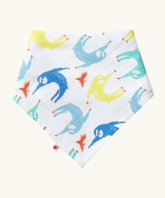 Piccalilly Sloth Muslin Bandana & Burp Cloth