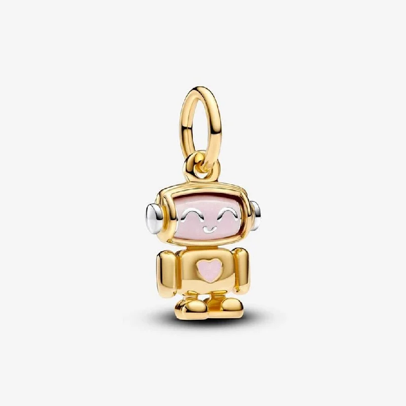 PANDORA : Spinnable Face Robot Dangle Charm