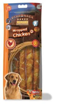 70076 NOBBY StarSnack Barbecue Wrapped Chicken  XL, 270 g