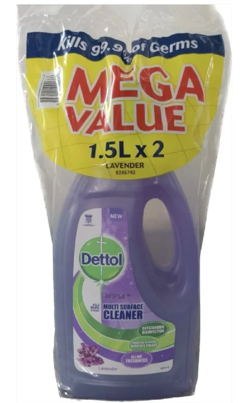 DETTOL Multi Surface Cleaner Tp 2x1.5L - 2 TYPES