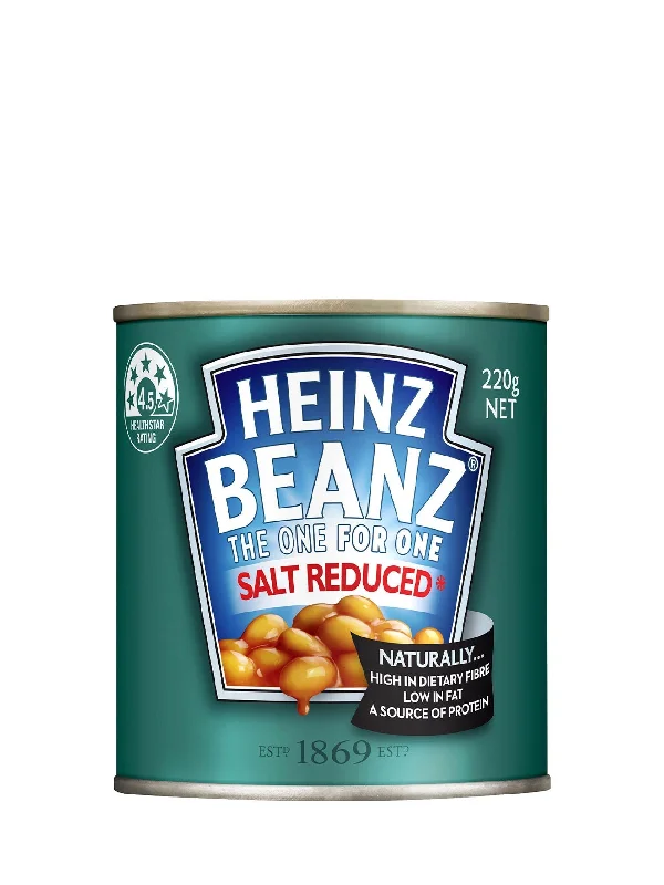 HEINZ BEANZ SALT REDUCED 220G