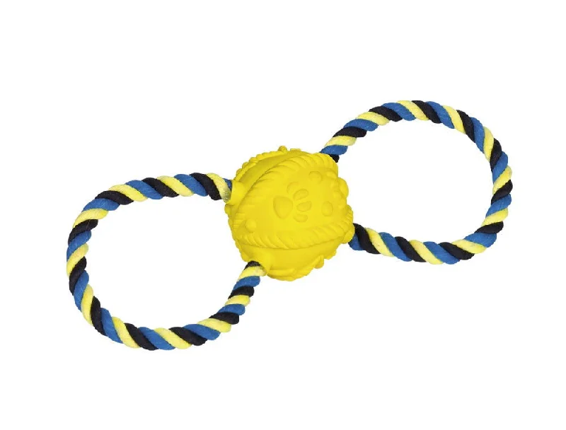 62351 NOBBY Latex ball with rope PU foam filling 31 cm