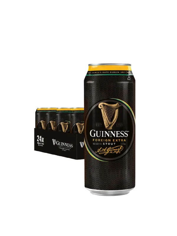 GUINNESS STOUT CAN 24X500ML