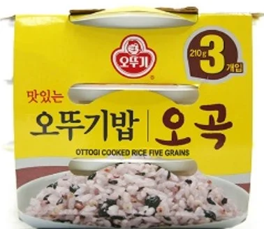 OTTOGI Cooked Five Grain  Rice 3s*210g