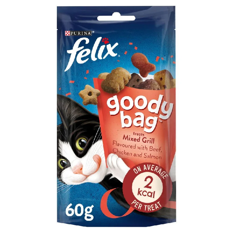 Purina Felix Goody Bag Cat Treats Mixed Grill 60g