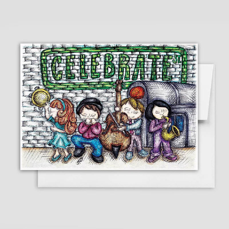 CELEBRATE CARD - Street Music Celebration Card