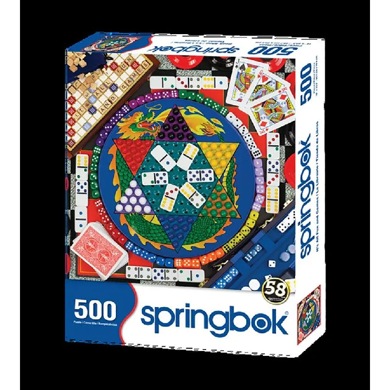 Springbok : It's All Fun and Games 500 Piece Jigsaw Puzzle