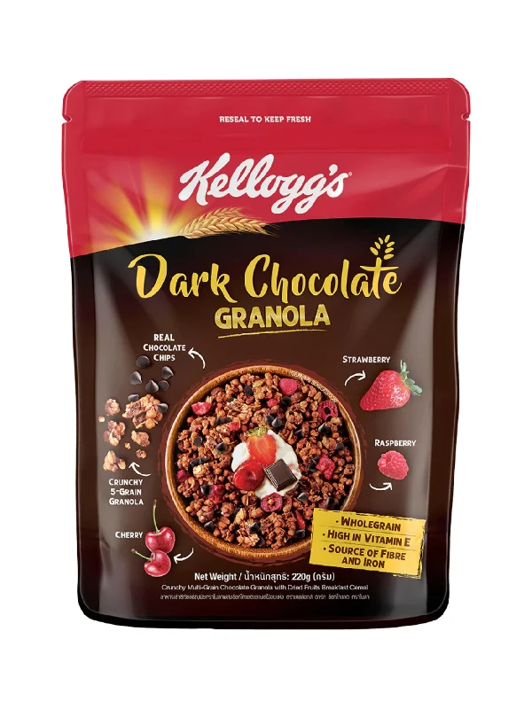 KELLOGG'S DARK CHOCOLATE GRANOLA 220G