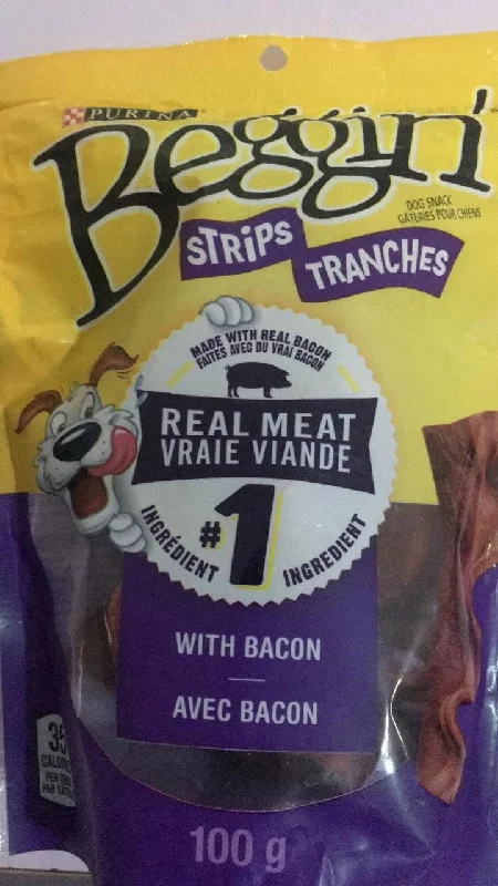 Beggin Meat Strips With Bacon Flavour 100g