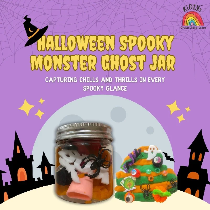 Halloween Spooky Monster Ghost jar