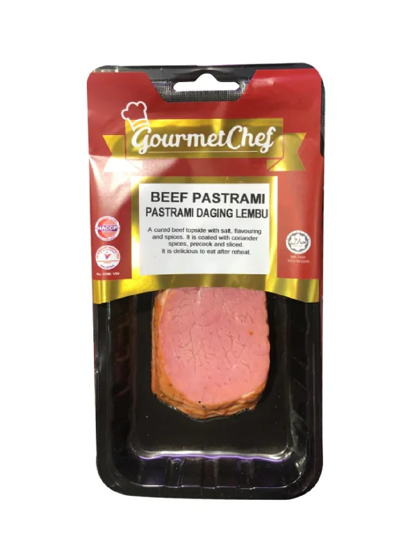 GOURMET CHEF BEEF PASTRAMI 150G