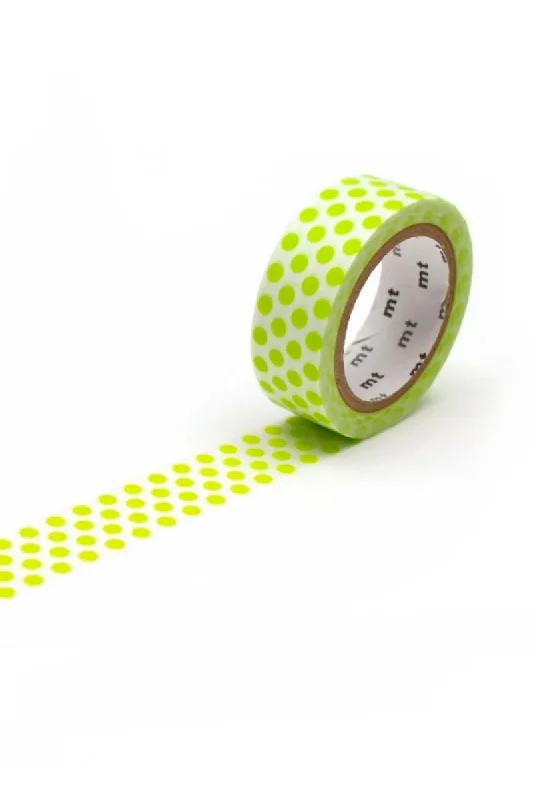 mt Washi Tape Lime Dot