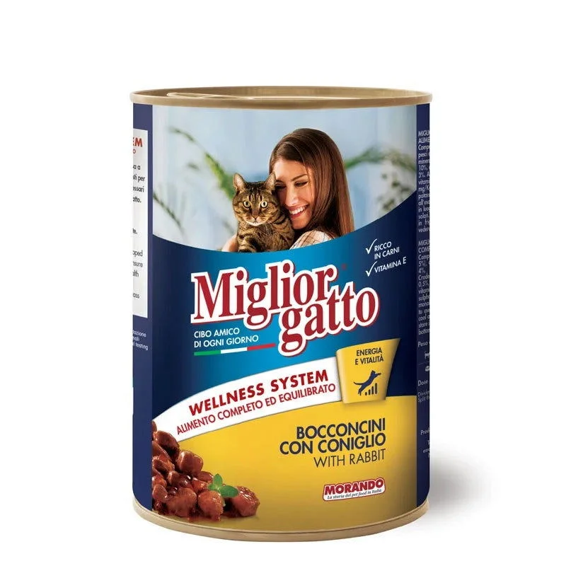 Miglior Cat Wet Food Chunks Rabbit 405g