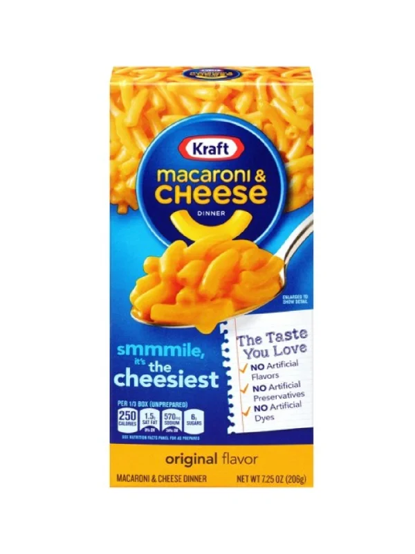 KRAFT MAC & CHEESE DINNER 7.25 OZ