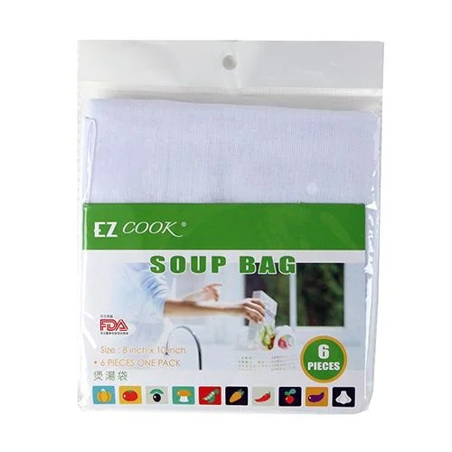 EZ Cook 6 pcs Soup Bag | 8 x 10 Inch