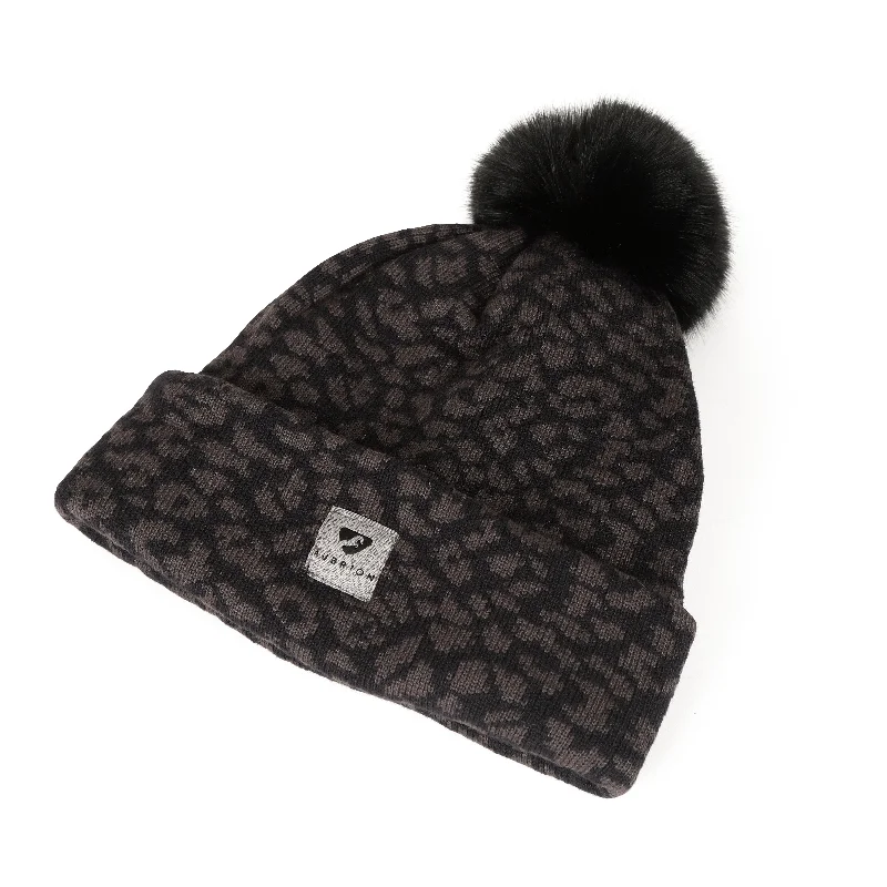 Aubrion Fleece Lined Bobble Hat - Black