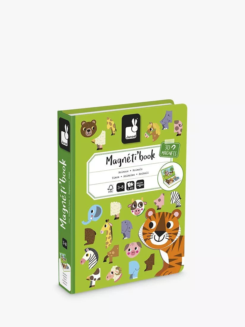 Janod Animals Magneti' Book