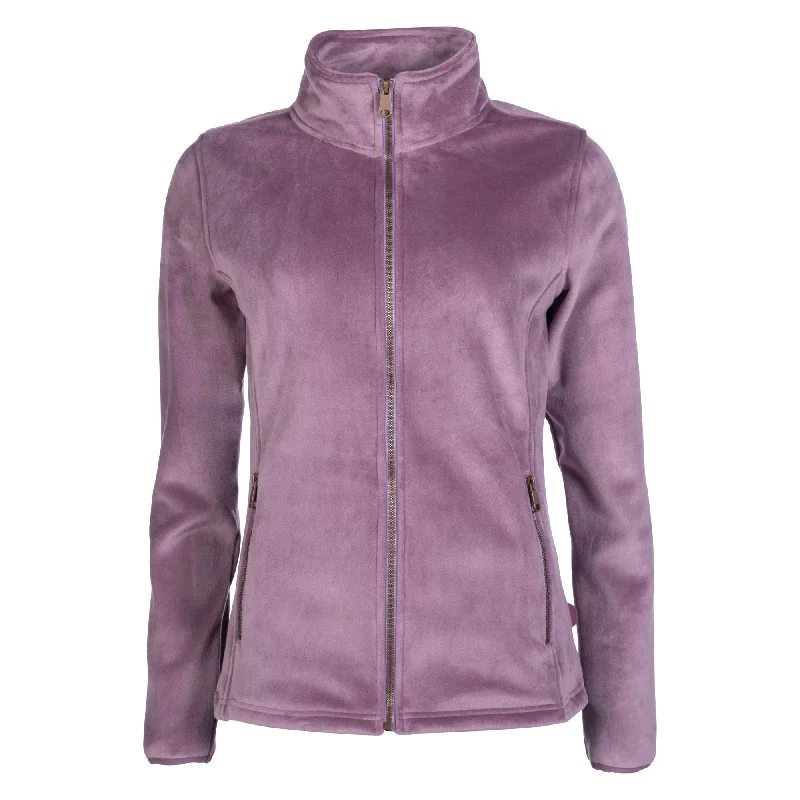 Hkm Ladies Leana Plush Jacket - Mauve