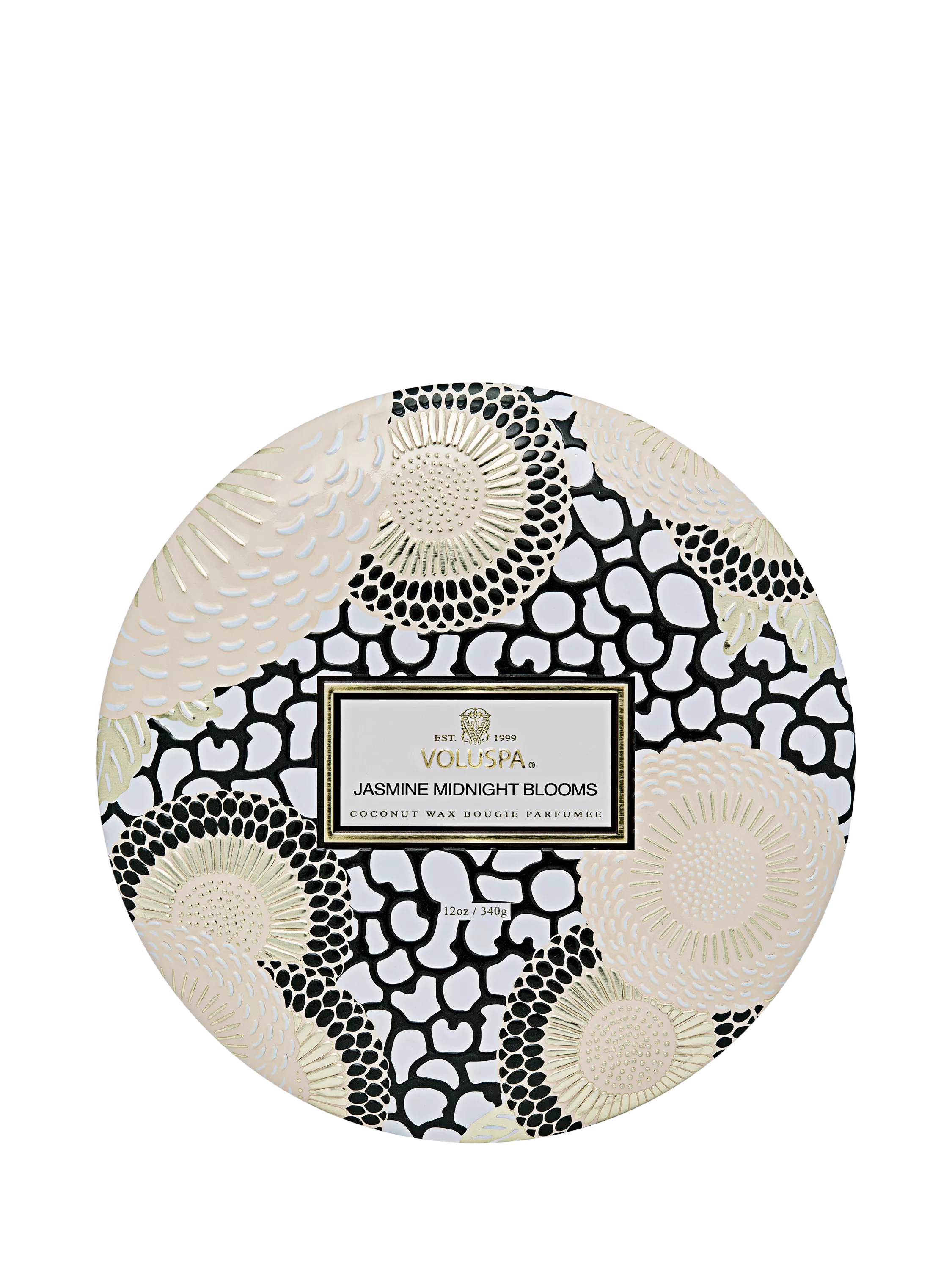 Voluspa Jasmine Mid Bloom Three Wick Scented Candle, 340g