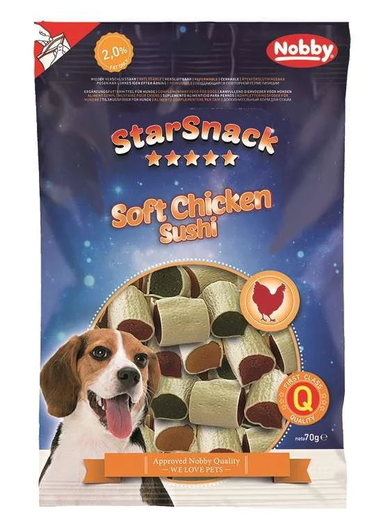 50796 NOBBY StarSnack Soft Chicken Sushi 70g