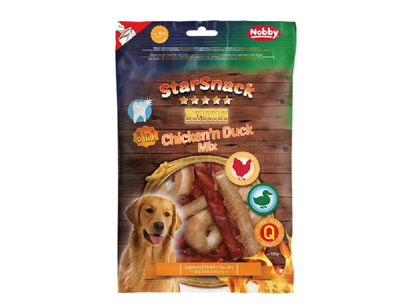 50753 NOBBY StarSnack Barbecue Chicken´n Duck MIX  app. 130 g