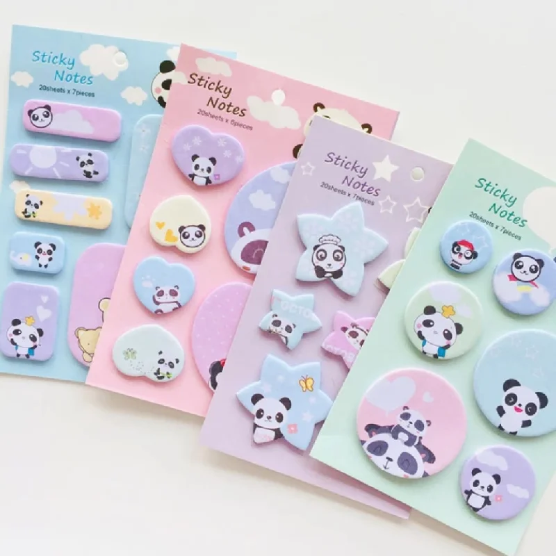 Cute and Adorable Panda Sticky Notes - 1 pc