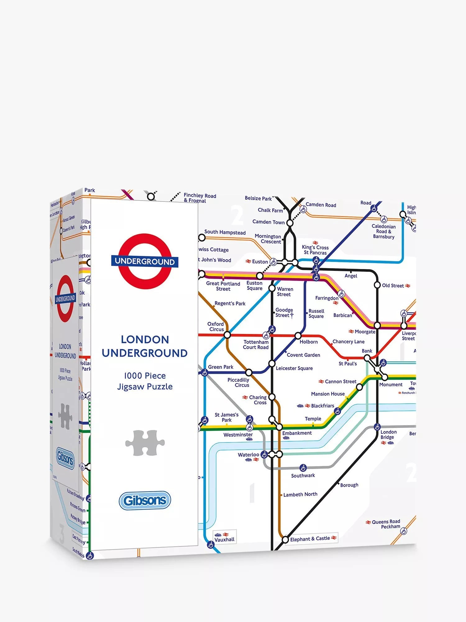 Gibsons TFL London Underground Tube Map Jigsaw Puzzle, 1000 Pieces