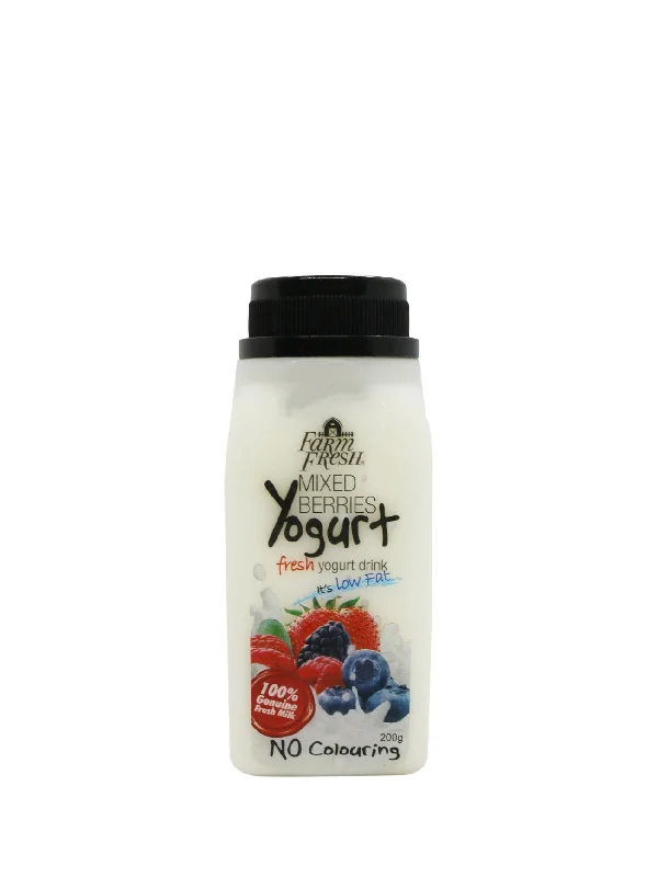 FARM FRESH YOGHURT DRINK MIXED BERRIES 200G